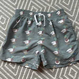 Pink Chicken Boys Swim Trunks 6 Ducks